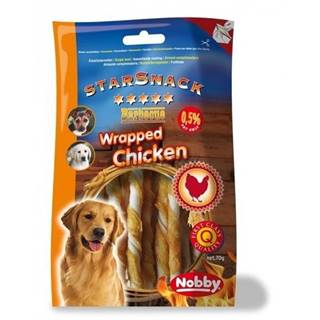 Nobby  Dog Pamlsok Starsnack Wrapped Kura 70g značky Nobby
