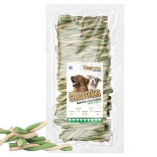 Psie krmivo točená tyčinka 12, 5cm 50ks GREEN/WHITE