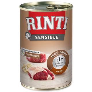 RINTI Konzerva Sensible jahňa + ryža - 400 g