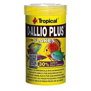 TROPICAL D-Allio Plus Flakes 100ml/20g vločkové krmivo s dodatkom cesnaku pre akváriové ryby