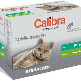 Calibra  Cat vrecko Premium Steril. multipack 12x100g značky Calibra