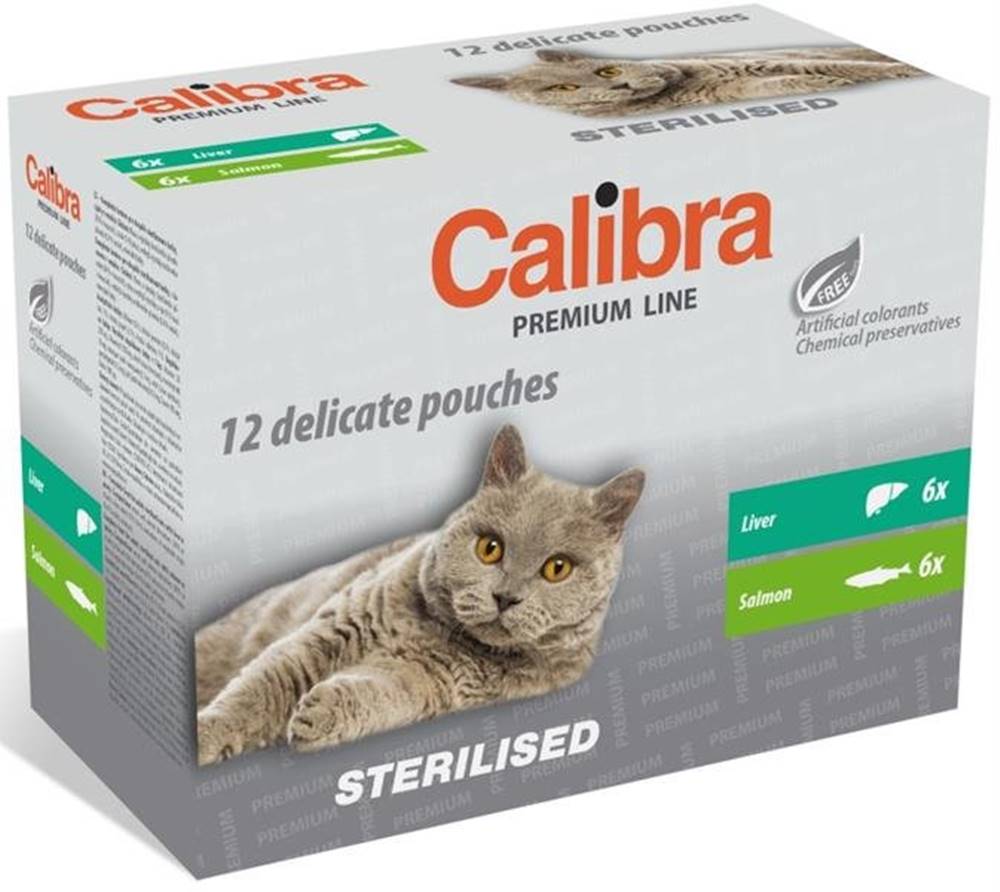 Calibra  Cat vrecko Premium Steril. multipack 12x100g značky Calibra