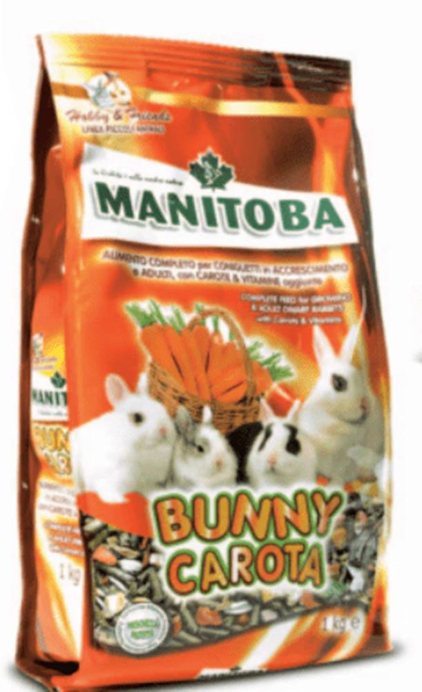 Manitoba  Krmivo pre králiky Bunny Carota 1kg značky Manitoba