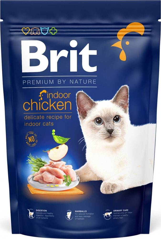 Brit  Premium by Nature Cat Indoor Chicken 1, 5 kg značky Brit