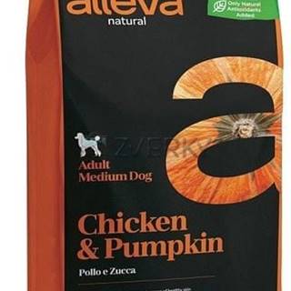 Alleva Granule pre psa NATURAL dog chicken & pumpkin adult medium 2kg
