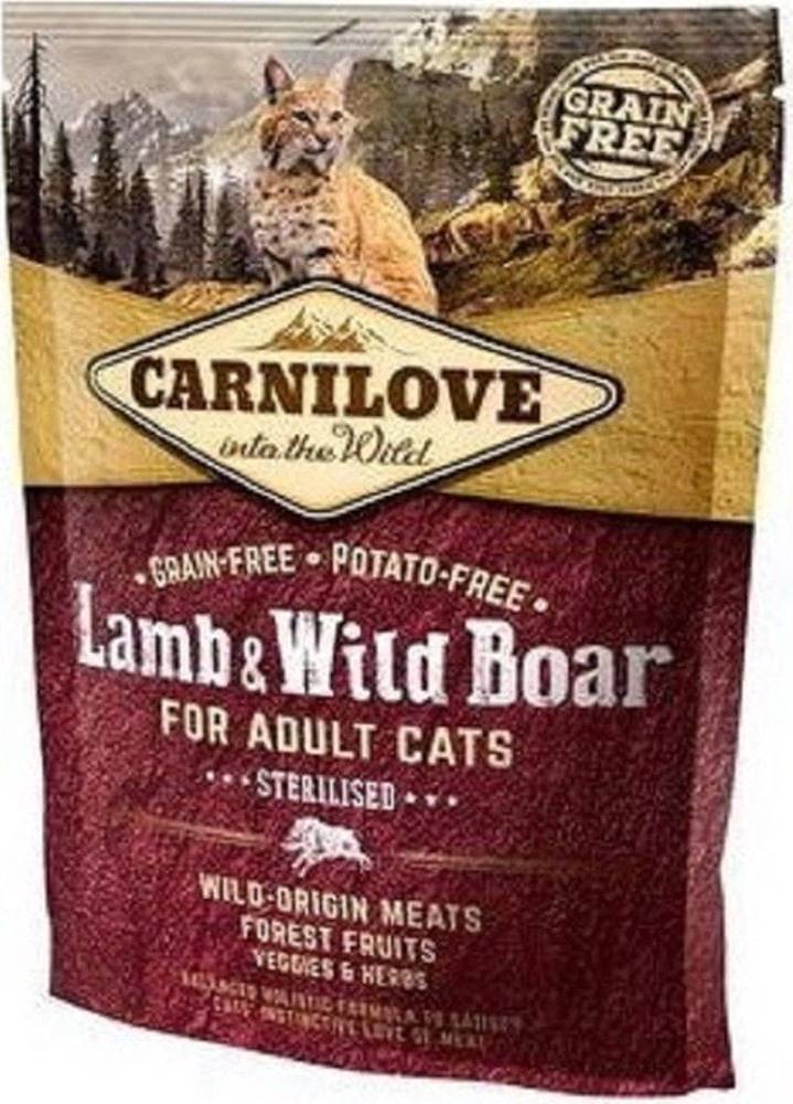 Carnilove  Cat Grain Free Lamb&Wild Boar Adult Sterilised 400g značky Carnilove
