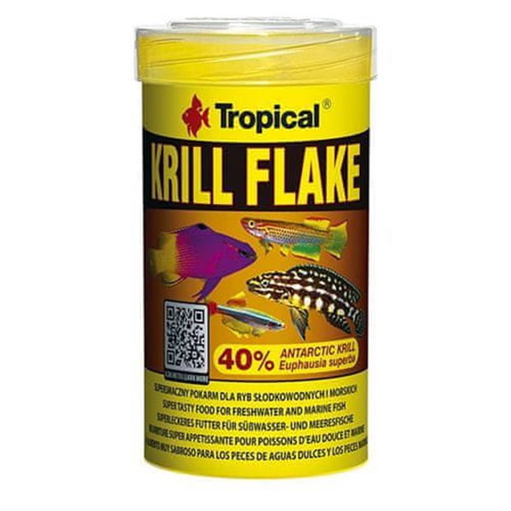TROPICAL  Krill Flake 100ml/20g krmivo pre sladkovodné a morské ryby značky TROPICAL