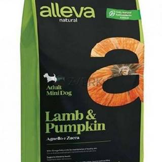 Alleva  Granule pre psa NATURAL dog lamb & pumpkin adult mini 2kg značky Alleva