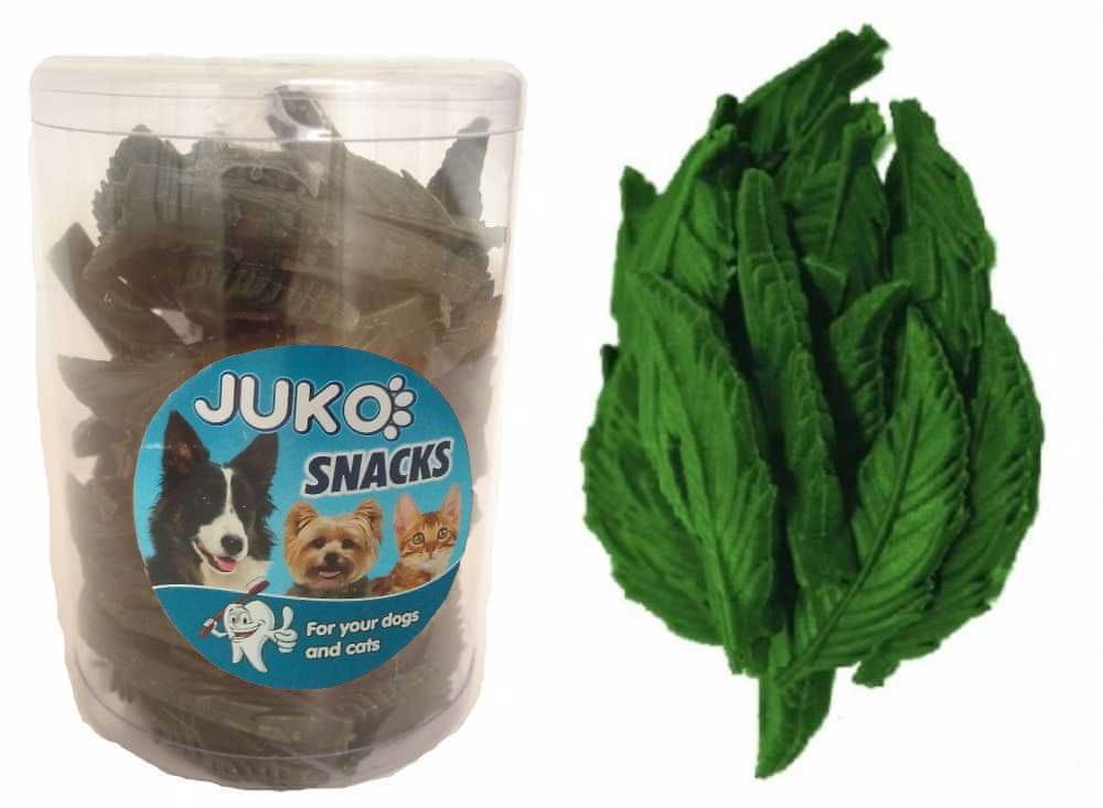 Juko  Dentálne lístočky Mint Snacks (40 ks) značky Juko