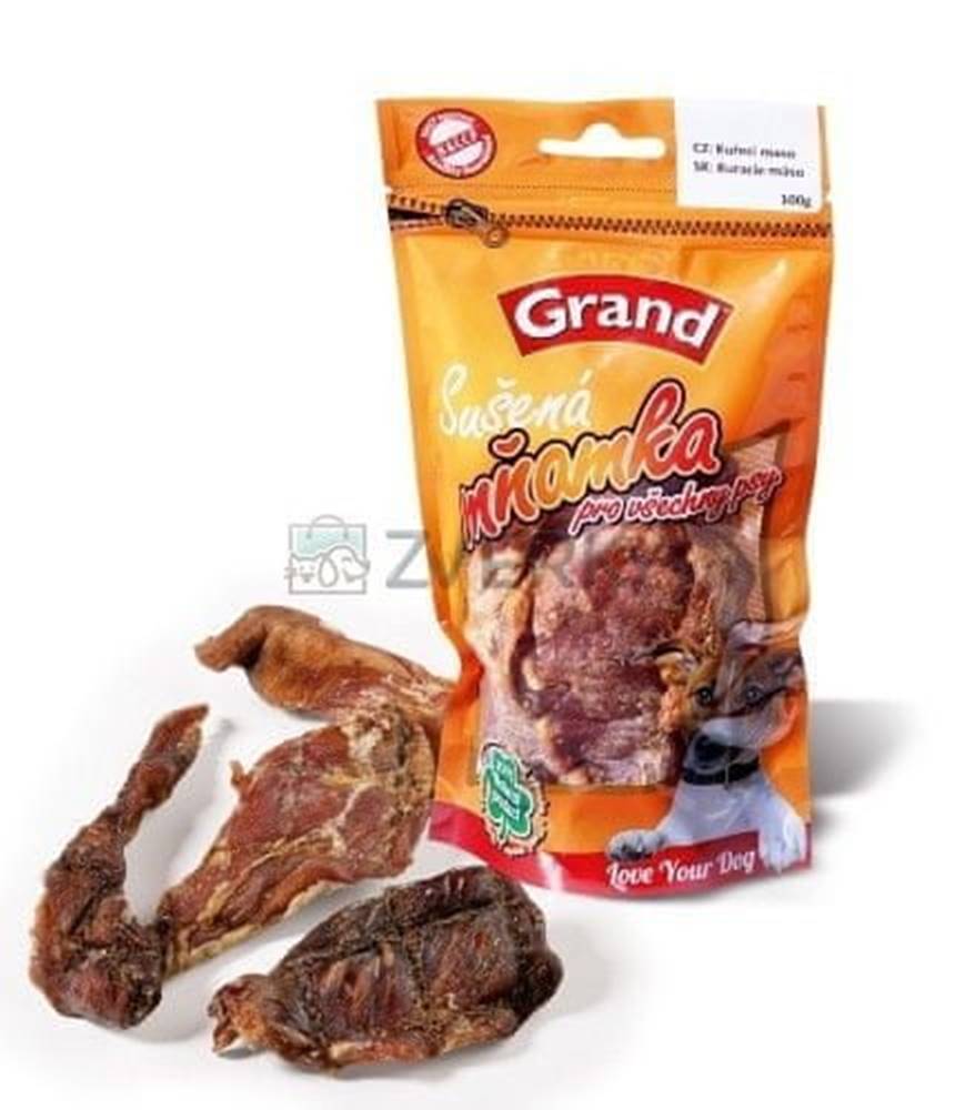 GRAND  Pamlsok pre psa Sušené kuracie mäso 100 g značky GRAND