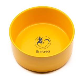limaya keramická miska pre psy a mačky oranžová 13 cm