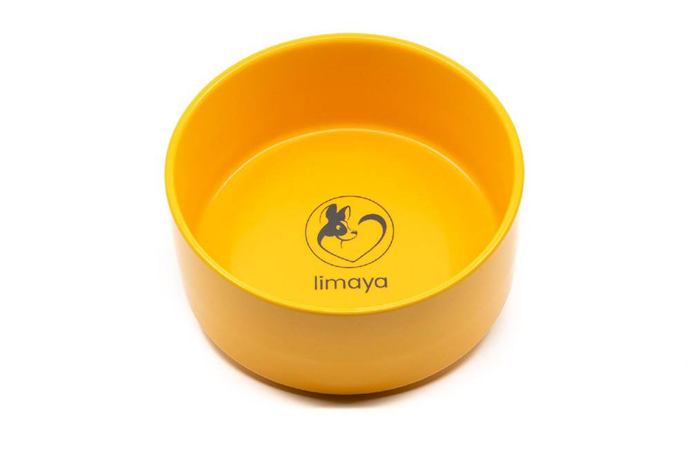 limaya  keramická miska pre psy a mačky oranžová 13 cm značky limaya