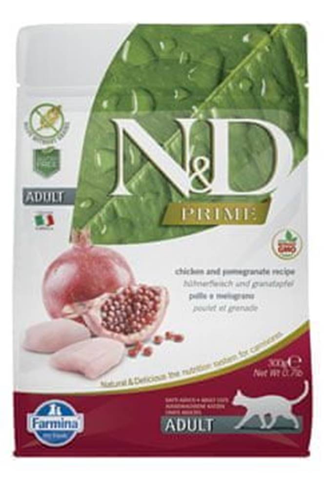 N&D  N & D PRIME CAT Adult Chicken & Pomegranate 300g značky N&D