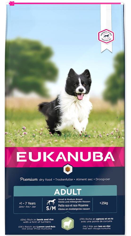 Eukanuba  Adult Small & Medium Breed Lamb & Rice 12 kg značky Eukanuba