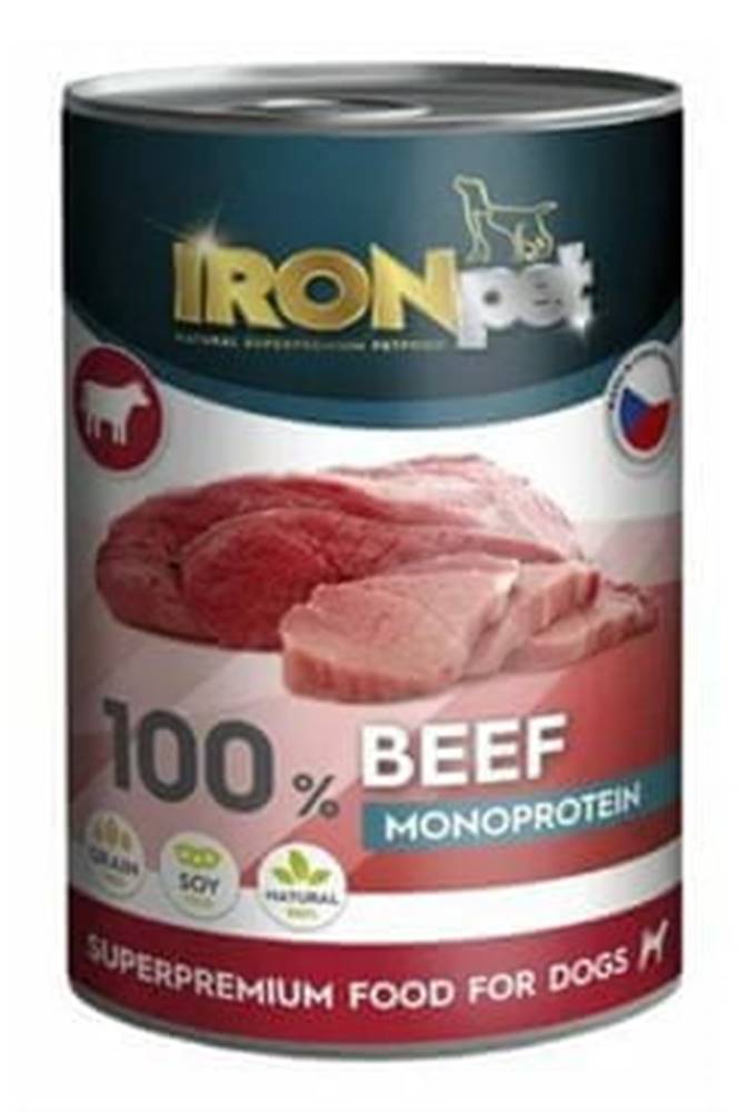 IRONpet  Dog Beef konzerva 400g značky IRONpet
