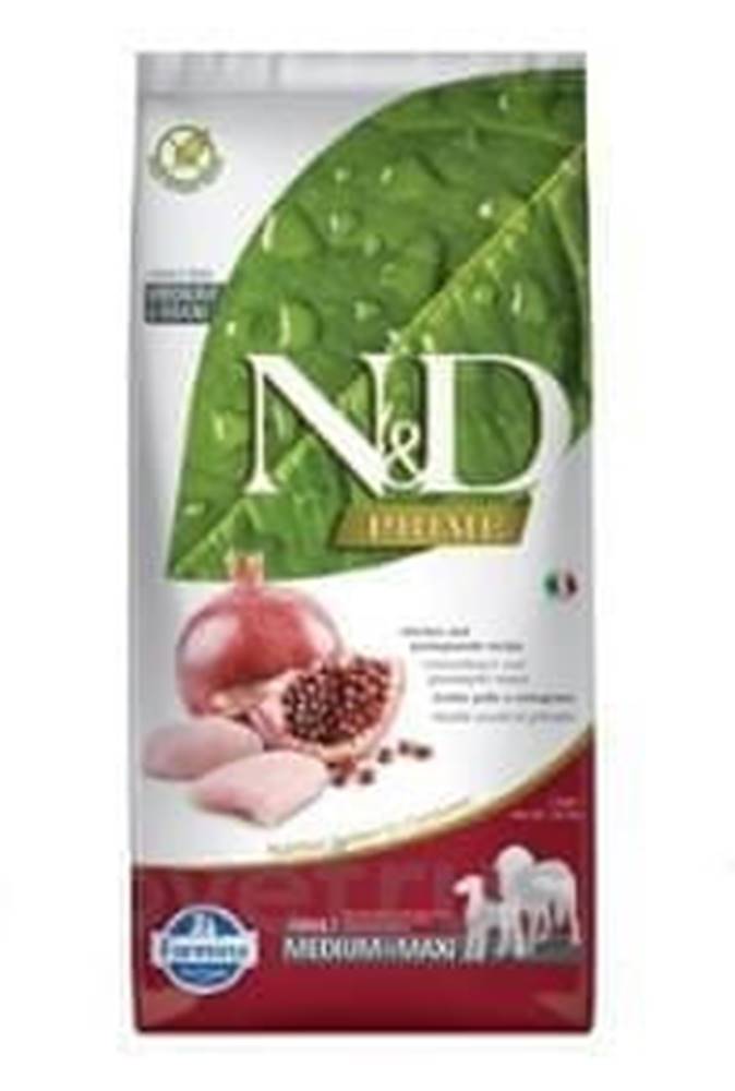 N&D  PRIME DOG Adult M/L Chicken & Pomegranate 12 kg značky N&D