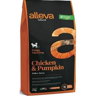Alleva  Granule pre psa chicken & pumpkin puppy maxi 2 kg značky Alleva