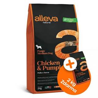 Alleva  Granule pre psa chicken & pumpkin puppy medium 12 kg značky Alleva