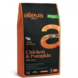 Alleva  Granule pre psa NATURAL dog chicken & pumpkin adult mini 2kg značky Alleva