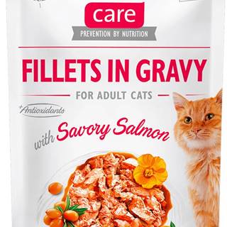 Brit  Care Cat Fillets in Gravy with Savory Salmon 24x85 g značky Brit
