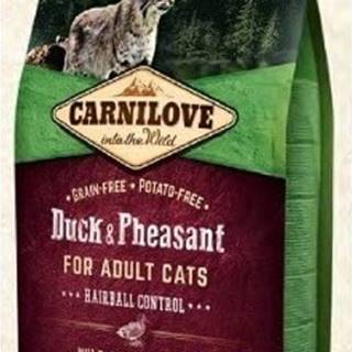 Carnilove Cat Grain Free Duck&Pheasant Adult Hairball Control 2kg
