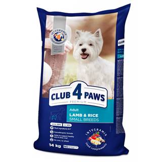 Club4Paws Premium  14 kg Hypoalergenne pre psov malých plemien jahňacina a ryža značky Club4Paws Premium