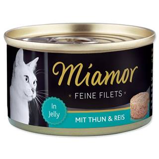 Miamor Konzerva Feine Filets tuniak + ryža v želé - 100 g