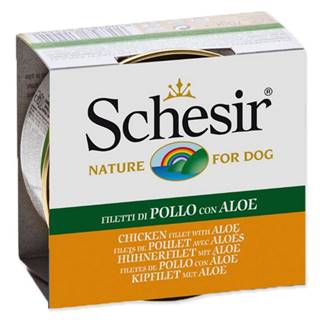 Schesir Konzerva Dog kuracie + aloe v želé - 150 g