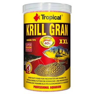 TROPICAL  Krill Gran XXL 1000ml/500g viaczložkové krmivo na vyfarbenie vo forme ponárajúceho sa granulátu značky TROPICAL