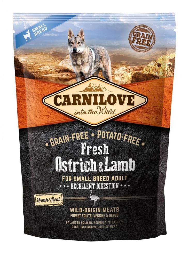 Carnilove  Dog Fresh Ostrich & Lamb for small breed 1, 5kg značky Carnilove
