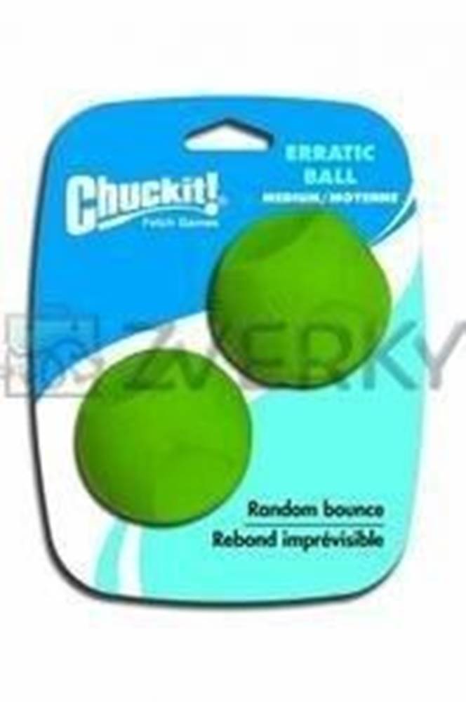 Chuckit!  Erratic ball M - lopta s nepravidelným odskokom 6, 5 cm,  2ks značky Chuckit!