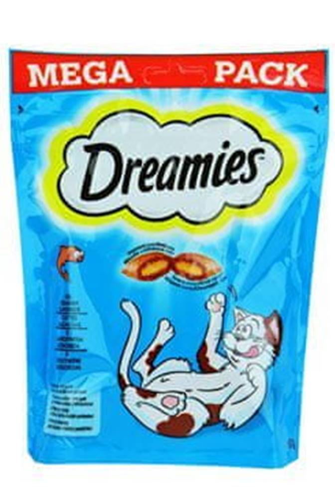 Dreamies  mačka pochúťka Mega Pack s lososom 180g značky Dreamies