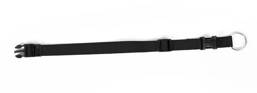 Duvo+  Obojok  Nastaviteľný nylon čierny 30-45cm/15mm značky Duvo+