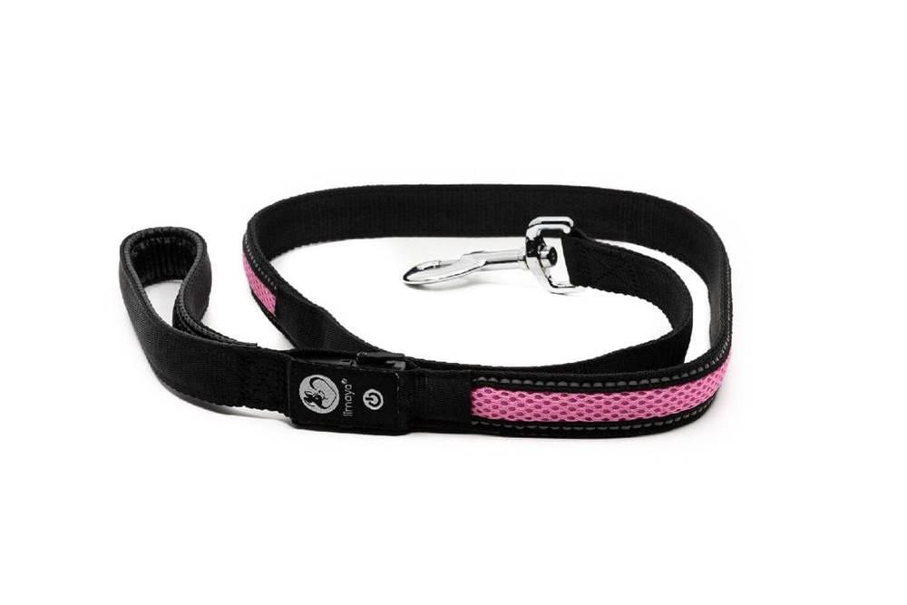 limaya  LED svietiaca vodítko pre psov Black 3D - Pink strip značky limaya