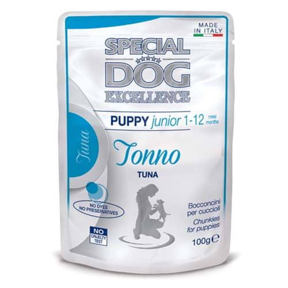 Monge  SPECIAL DOG EXCELLENCE PUPPY & JUNIOR Tuniak 100g kapsička pre šteňatá značky Monge