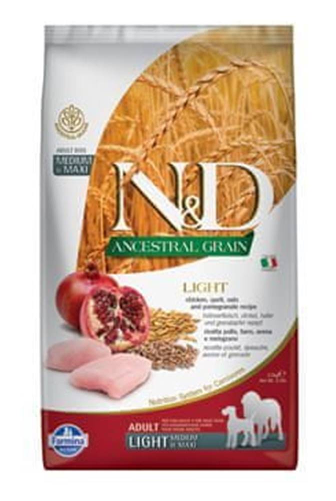 N&D  N & D LG DOG Light M / L Chicken & Pomegranate 2, 5kg značky N&D