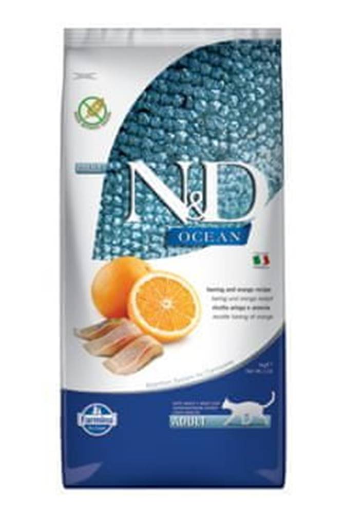 N&D  N & D OCEAN CAT Adult Herring & Orange 10kg značky N&D