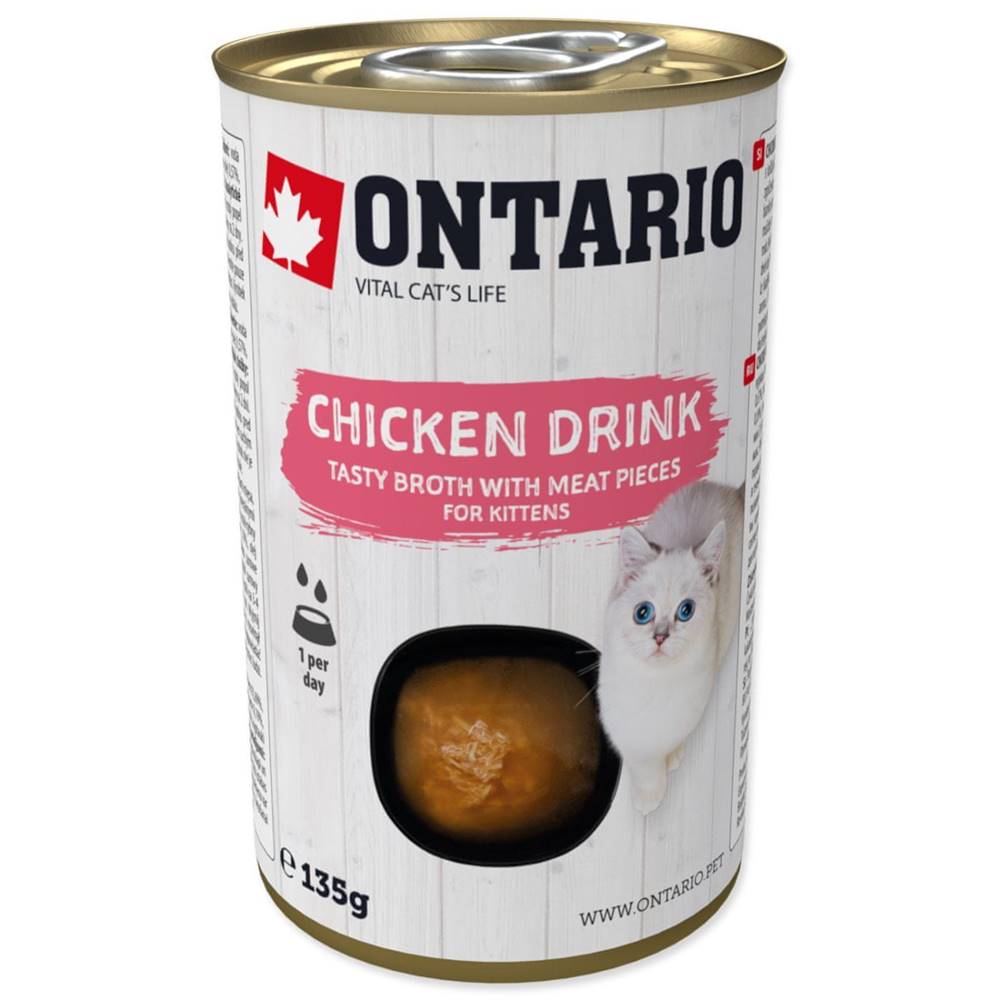 Ontario  Drink Kitten kuracie - 135 g značky Ontario