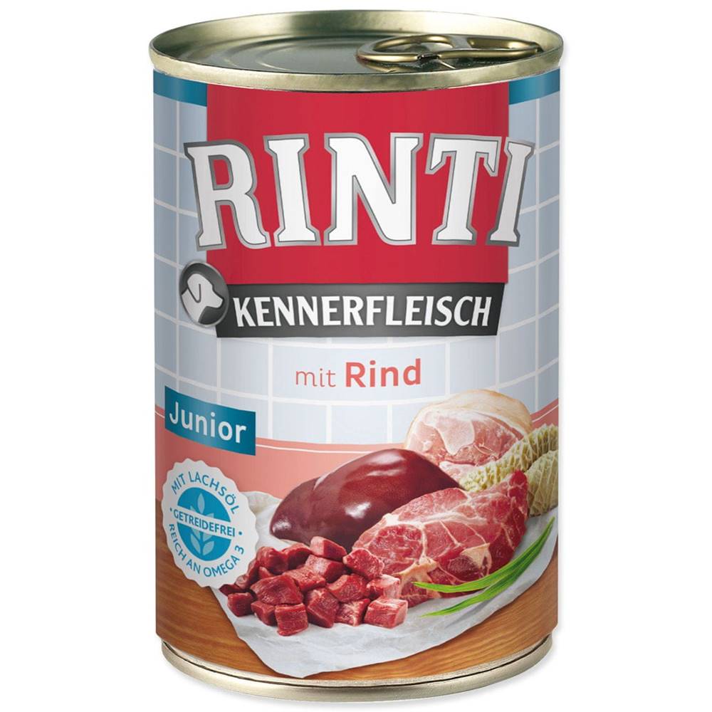 RINTI  Konzerva Kennerfleisch Junior hovädzie - 400 g značky RINTI
