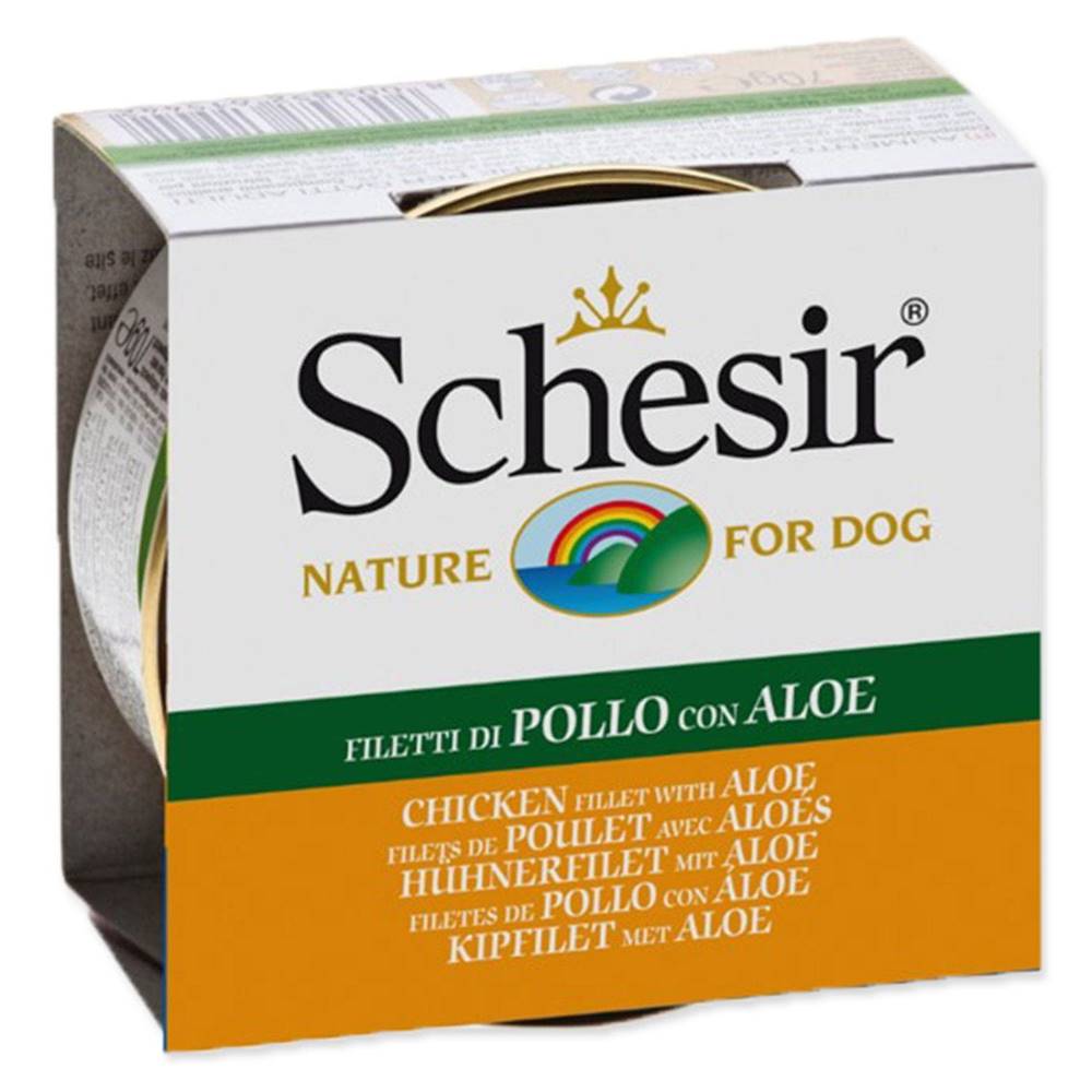Schesir  Konzerva Dog kuracie + aloe v želé - 150 g značky Schesir