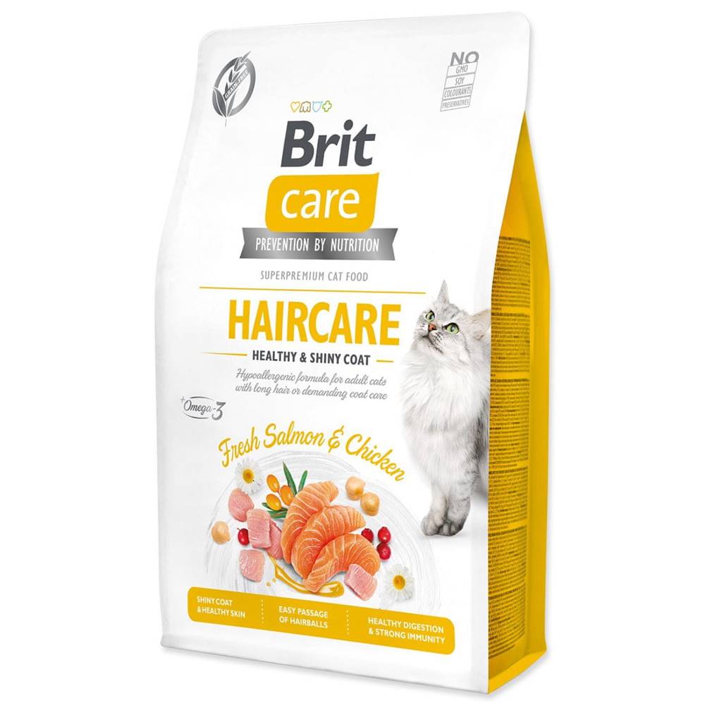 Brit  Care Cat Grain-Free Haircare Healthy & Shiny Coat - 2 kg značky Brit