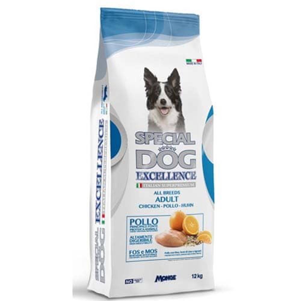 Monge  SPECIAL DOG EXCELLENCE ALL BREEDS ADULT 12kg 28/18 superprémiové krmivo pre psov značky Monge