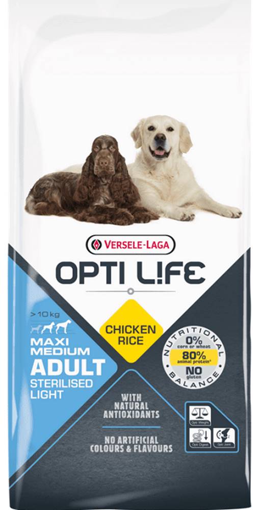 Versele Laga   Opti Life dog Adult Light Medium & Maxi 12, 5kg značky Versele Laga