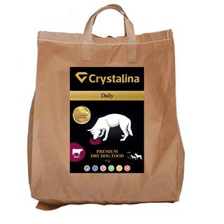 Crystalina  Dry dog food 4kg - granule pre malé plemená psov značky Crystalina
