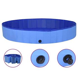 Vidaxl  Skladací bazén pre psov modrý 200x30 cm PVC značky Vidaxl