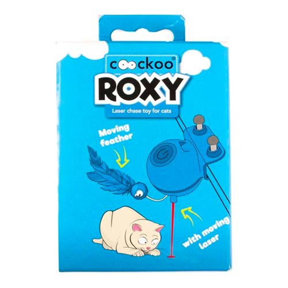EBI  COOCKOO ROXY Interaktívna laserová hračka pre mačky 8x8x10, 5cm modrá značky EBI