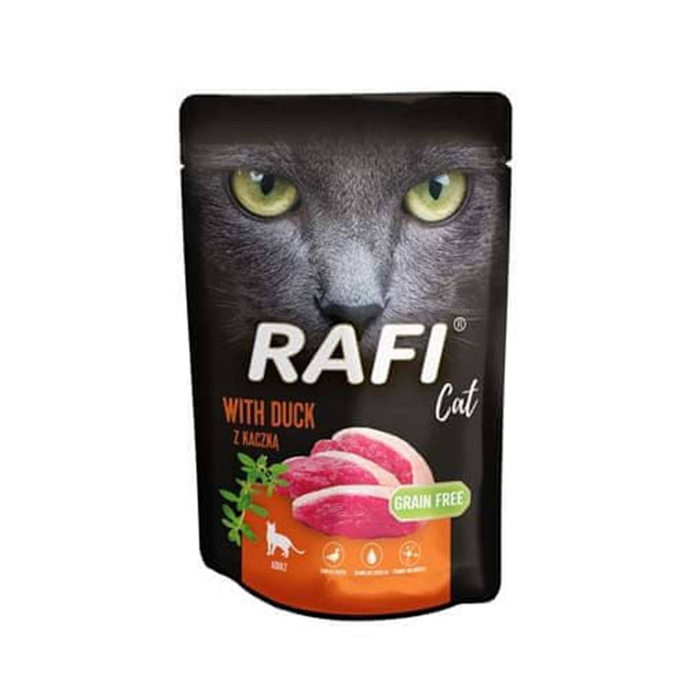 RAFI  Cat Grain Free - Bezlepková kapsička s kačacím mäsom pre mačky 100g značky RAFI