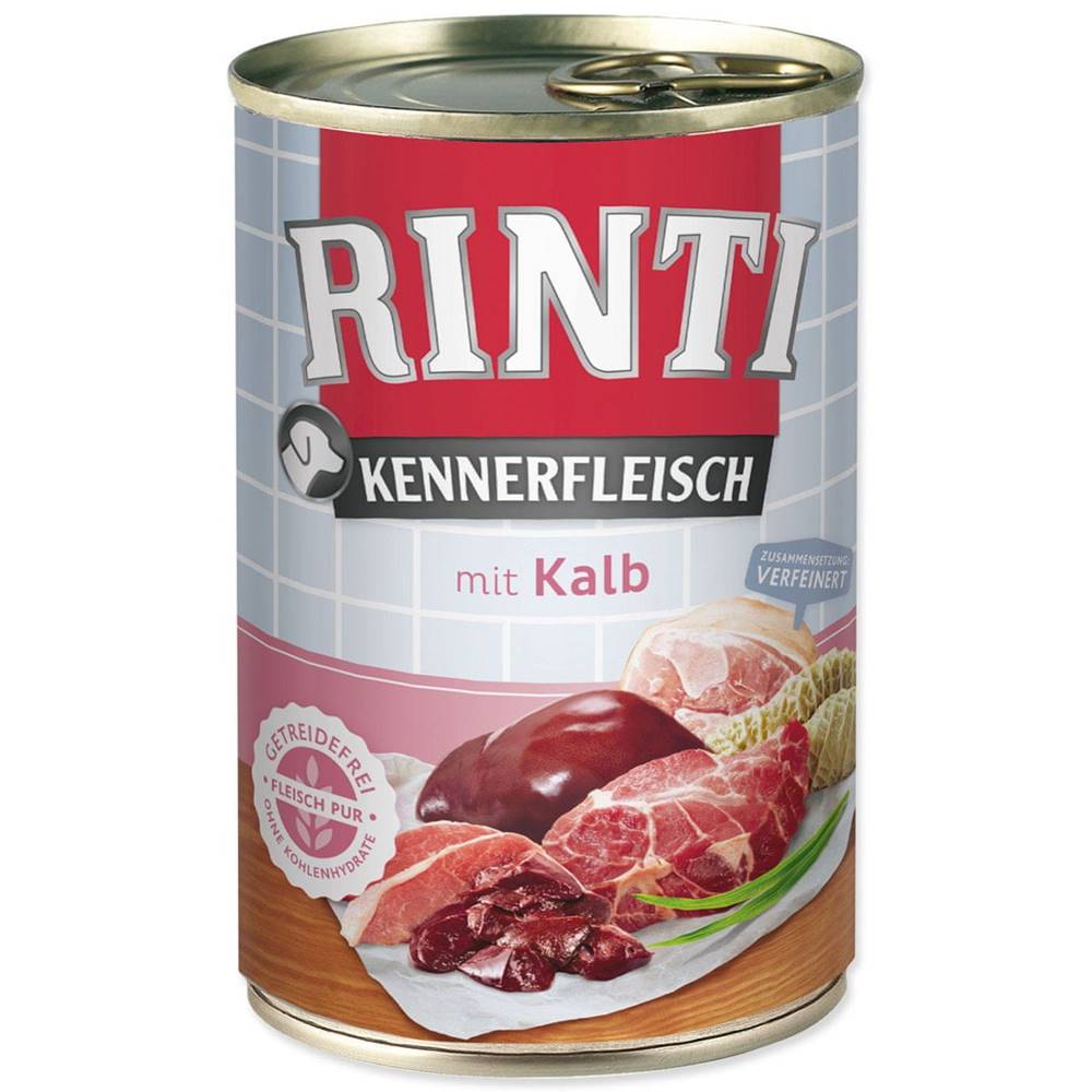 RINTI  Konzerva Kennerfleisch teľacie - 400 g značky RINTI