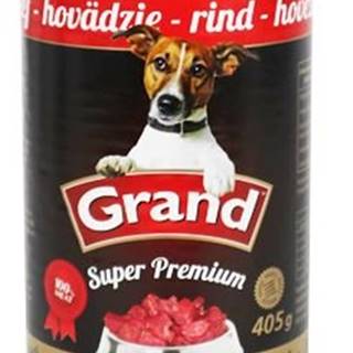 GRAND  konz. Superpremium pes hovädzie 405g značky GRAND