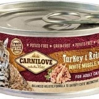 Carnilove  Konzerva  WMM Turkey & Reindeer for Adult Cats 100g značky Carnilove
